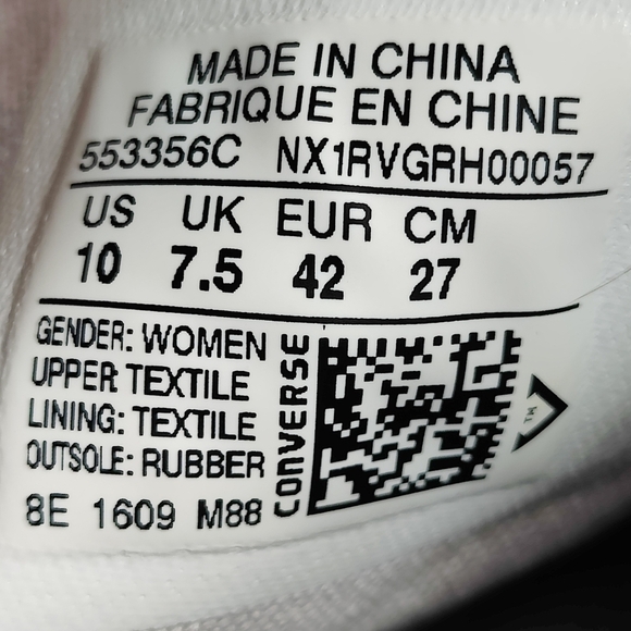 Converse Chuck Taylor All Star MidSelene Winter Knit Mouse Women's Sneaker Sz 10 - Picture 11 of 11